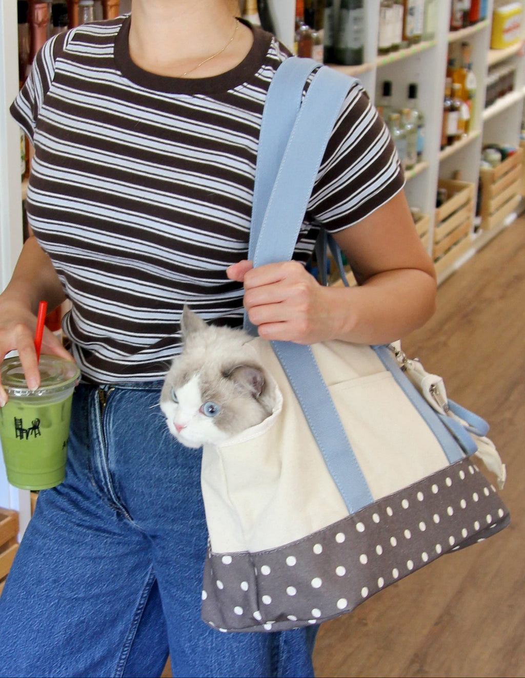 Born to be Spoiled Dot Pet Carrier