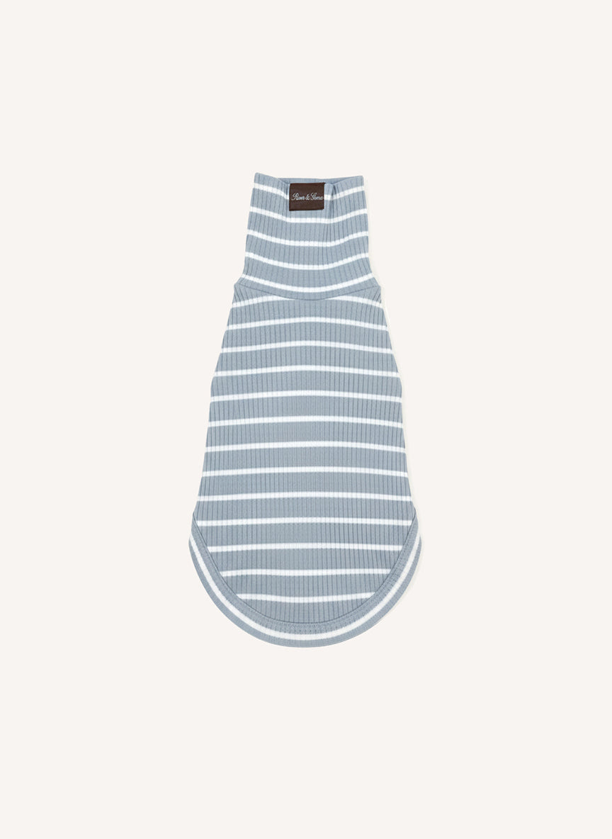 River Blue Stripe Turtle Shirt